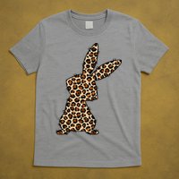 Leopard Bunny Cute Gift T-Shirt