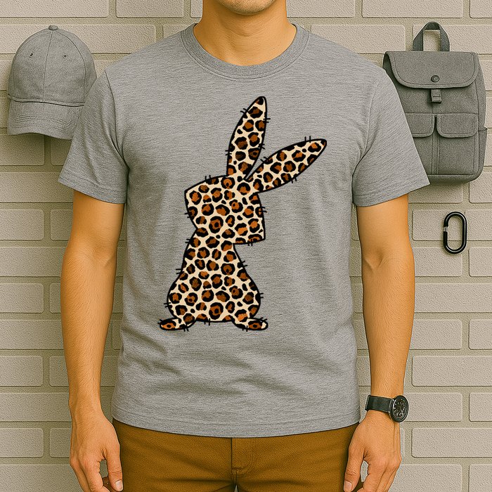 Leopard Bunny Cute Gift T-Shirt
