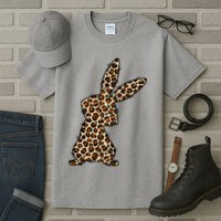 Leopard Bunny Cute Gift Tall T-Shirt