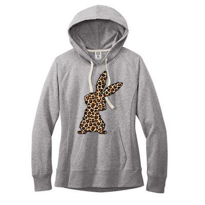 Leopard Bunny Cute Gift Women's Fleece Hoodie