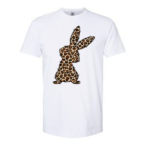 Leopard Bunny Cute Gift Softstyle® CVC T-Shirt