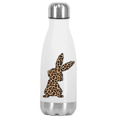 Leopard Bunny Cute Gift Stainless Steel Insulated Water Bottle