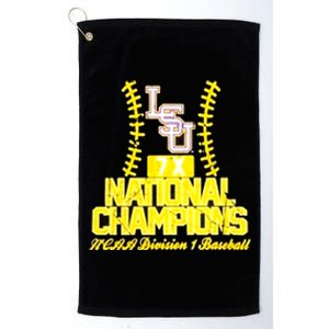 Llsu Baseball Championship Platinum Collection Golf Towel