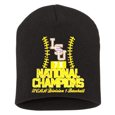 Llsu Baseball Championship Short Acrylic Beanie