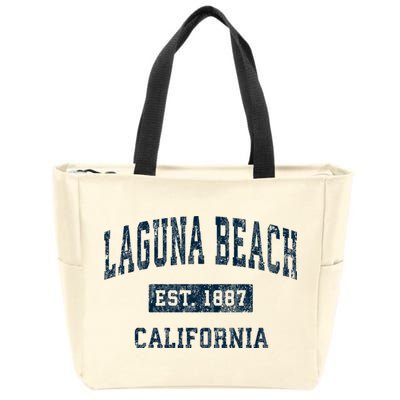 Laguna Beach California Ca Vintage Sports Zip Tote Bag