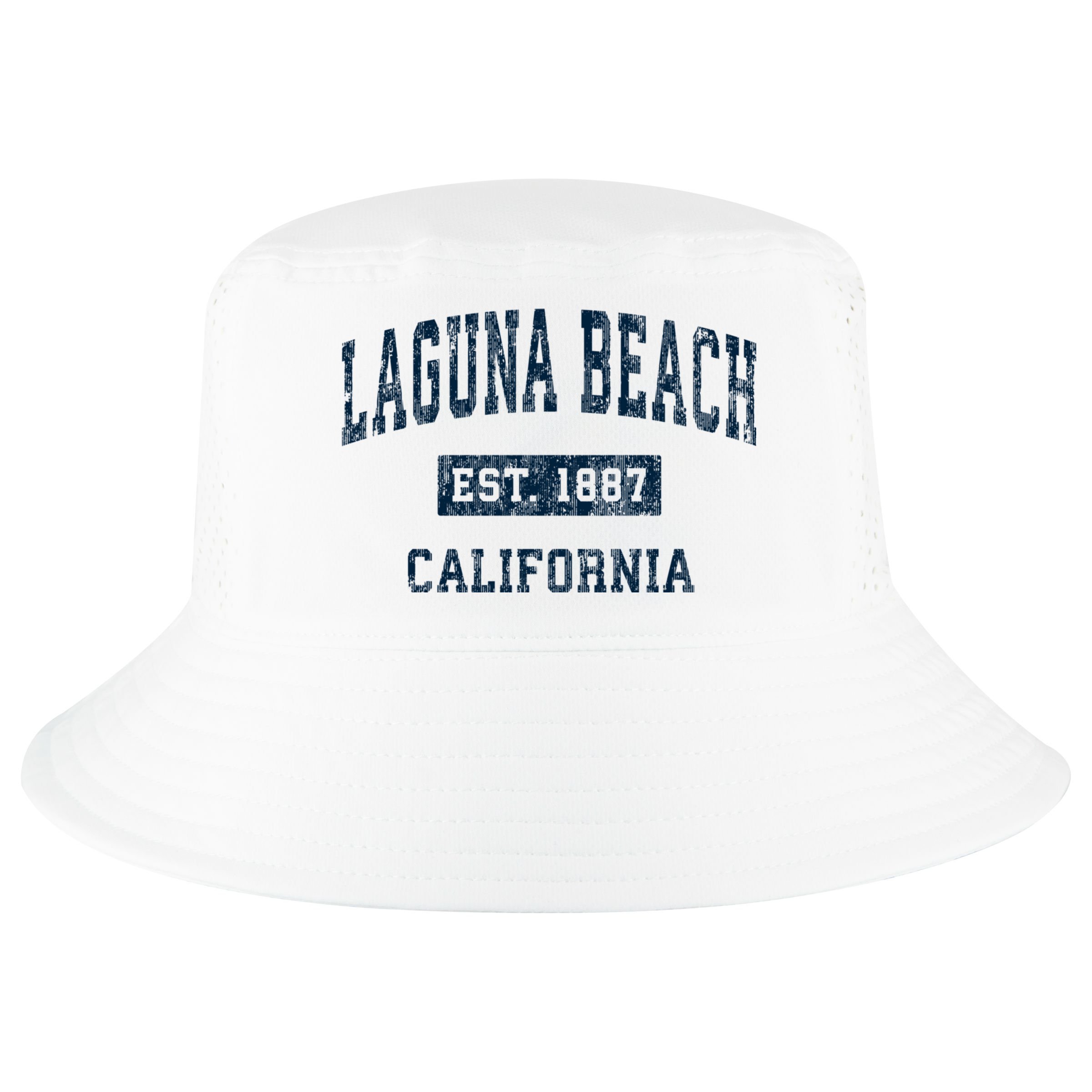Laguna Beach California Ca Vintage Sports Cool Comfort Performance Bucket Hat