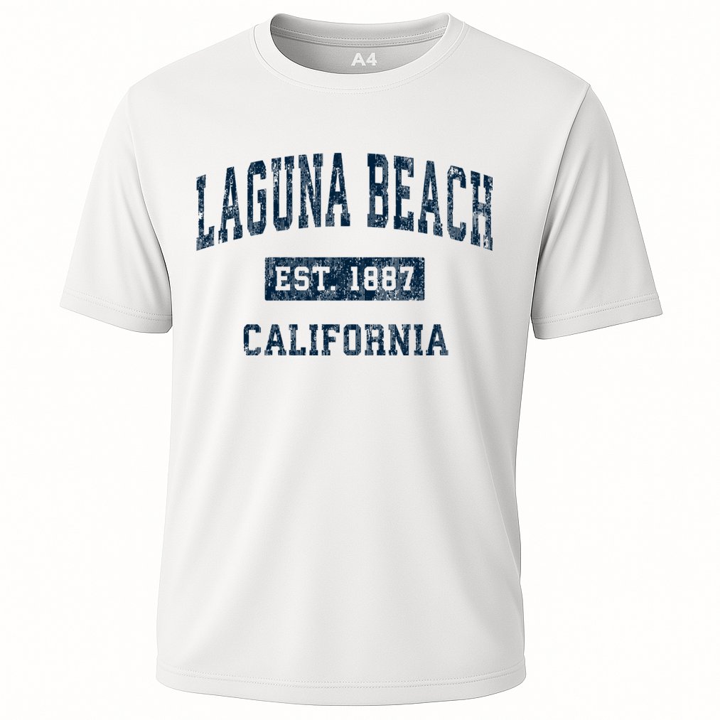 Laguna Beach California Ca Vintage Sports Performance Shirt