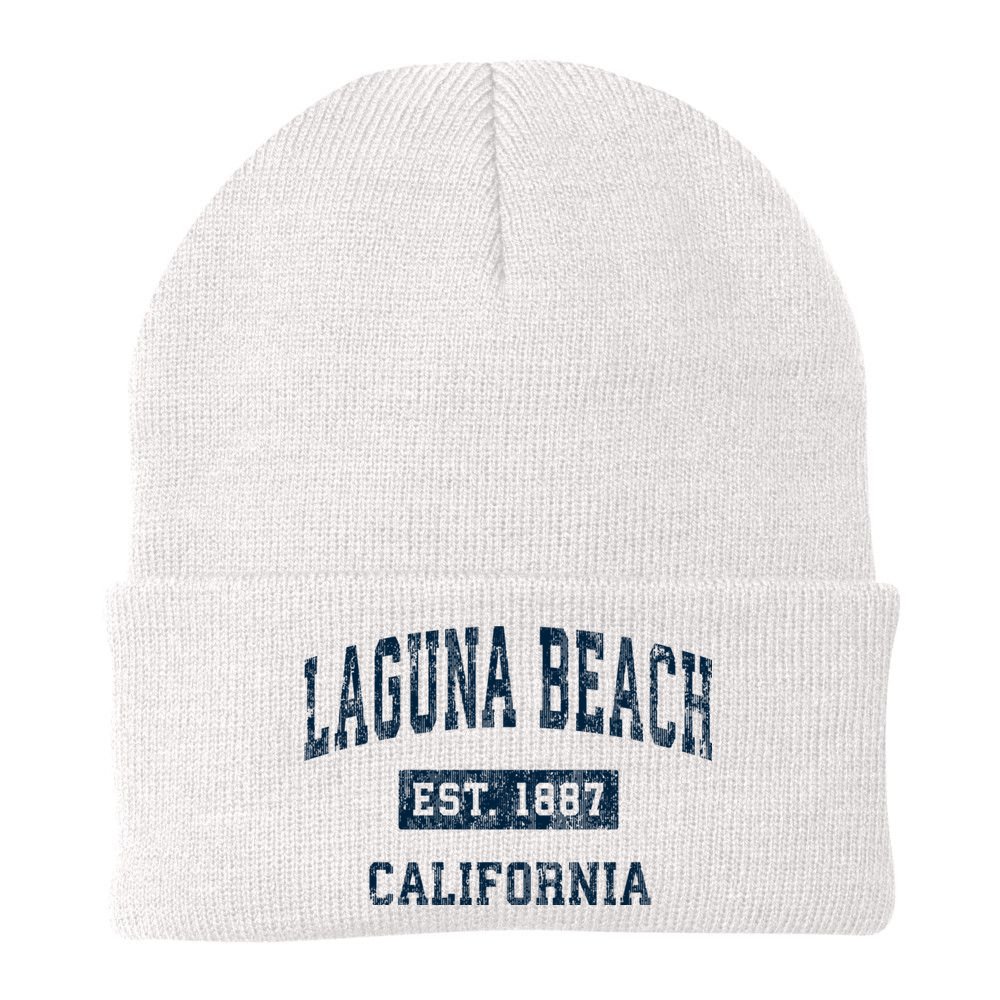 Laguna Beach California Ca Vintage Sports Beanie