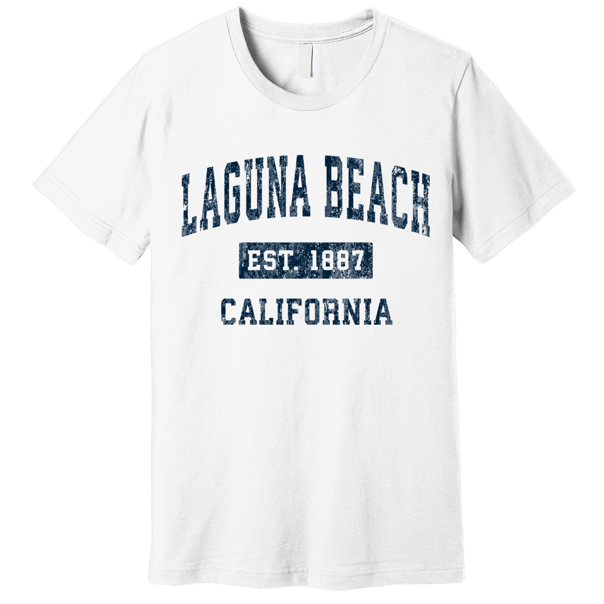 Laguna Beach California Ca Vintage Sports Premium T-Shirt