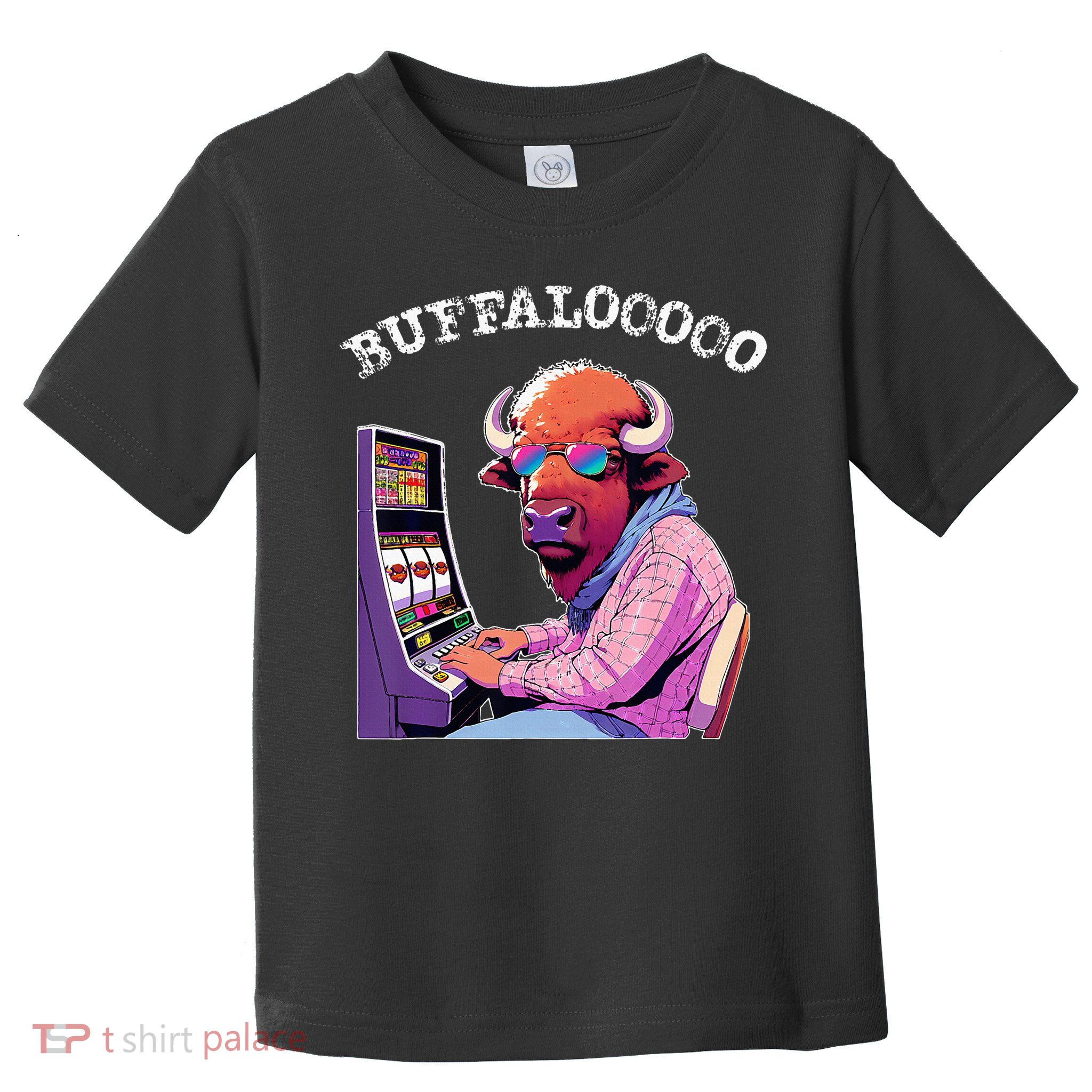 Lucky Buffalo Casino Slot Machine Buffalooooo Gambling Toddler T-Shirt