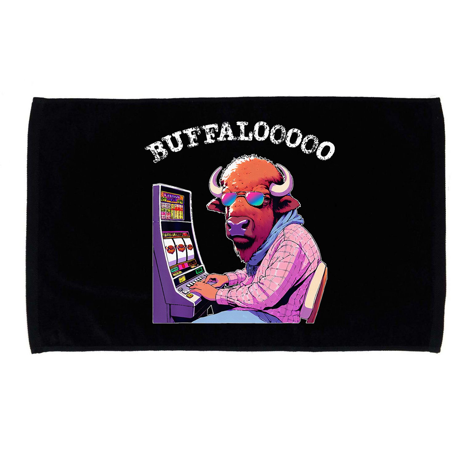 Lucky Buffalo Casino Slot Machine Buffalooooo Gambling Microfiber Hand Towel