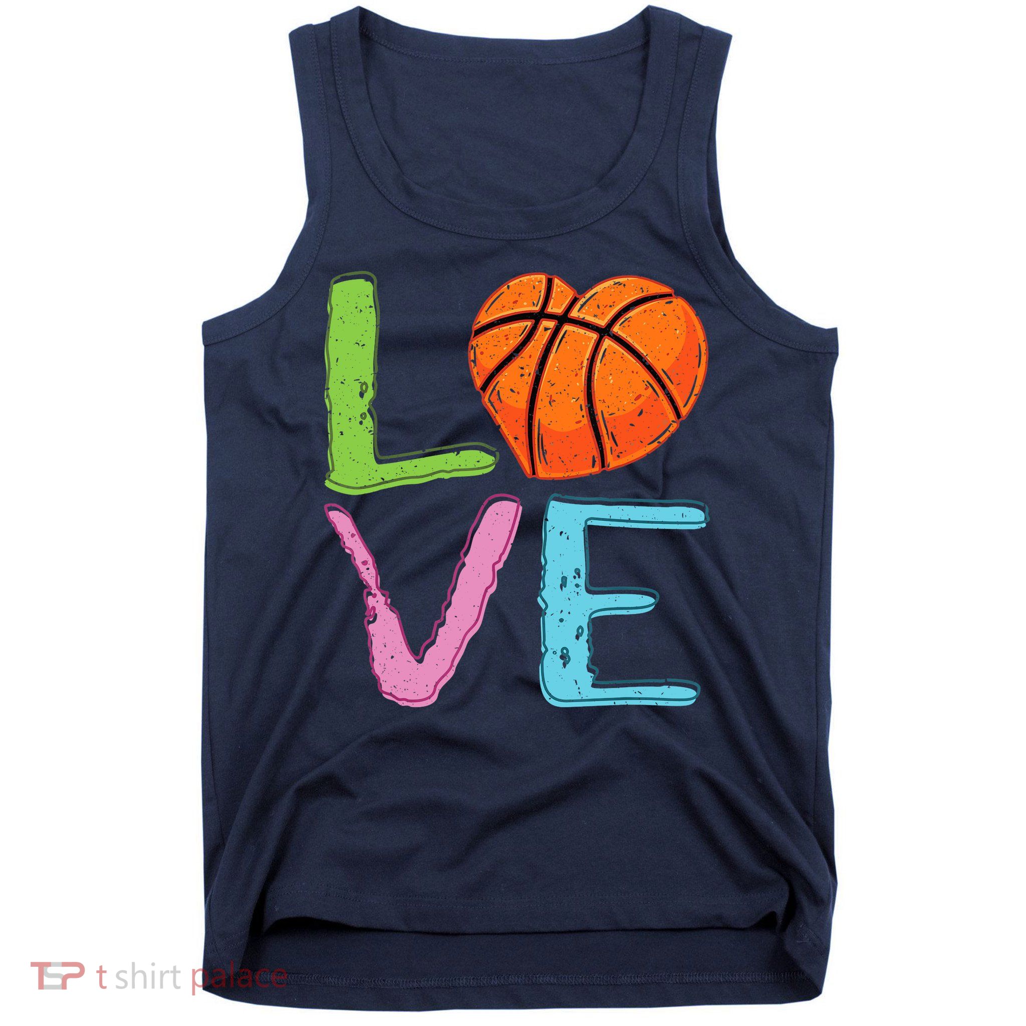 Love Basketball Cute Wo Girl Basketball Lover Tank Top