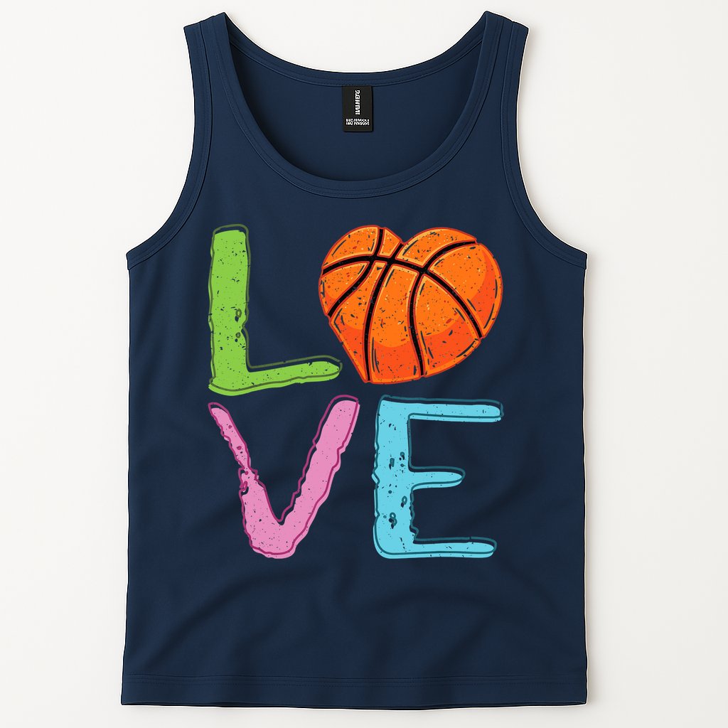 Love Basketball Cute Wo Girl Basketball Lover Tank Top