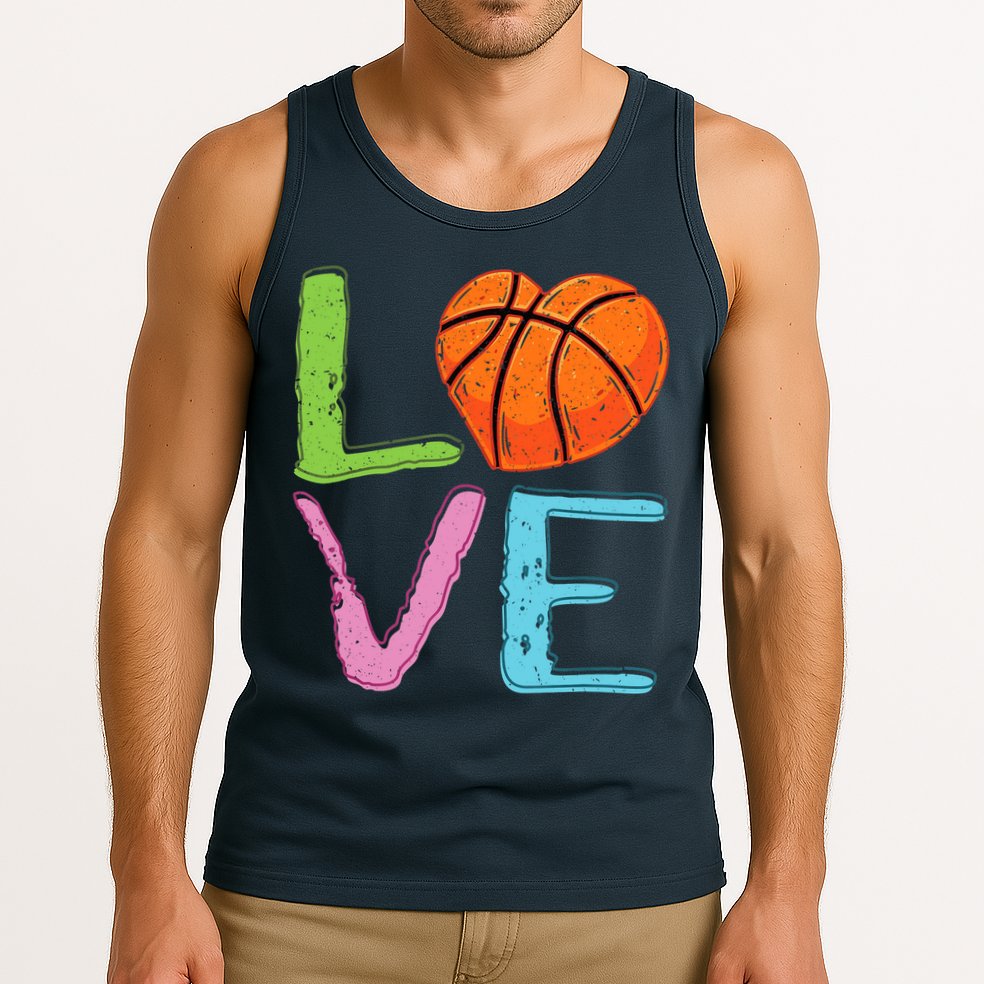 Love Basketball Cute Wo Girl Basketball Lover Tank Top