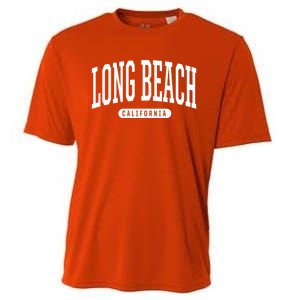 Long Beach Cute Gift College University Style Ca Usa Cute Gift Cooling Performance Crew T-Shirt