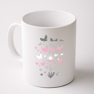 Lgbt Butterfly Dandelion Flower Demi Flag Lgbtq Demi Gift Coffee Mug