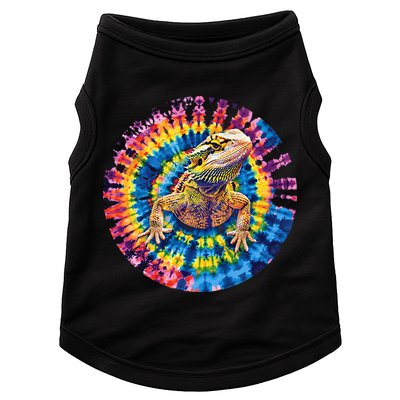 Lizard Bearded Dragon Reptile Tie Dye Spiral Rainbow Cute Doggie Tank
