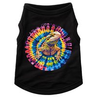 Lizard Bearded Dragon Reptile Tie Dye Spiral Rainbow Cute Doggie Tank