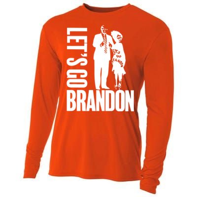 Lauren Boebert Donald Trump LetS Go Brandon Gift Cooling Performance Long Sleeve Crew