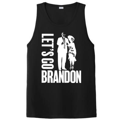 Lauren Boebert Donald Trump LetS Go Brandon Gift PosiCharge Competitor Tank