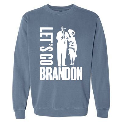 Lauren Boebert Donald Trump LetS Go Brandon Gift Garment-Dyed Sweatshirt