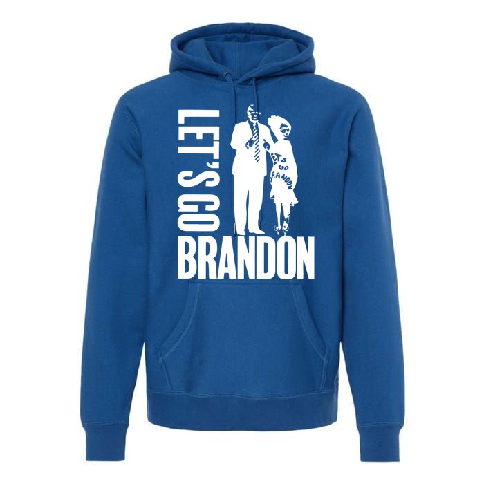 Lauren Boebert Donald Trump LetS Go Brandon Gift Premium Hoodie