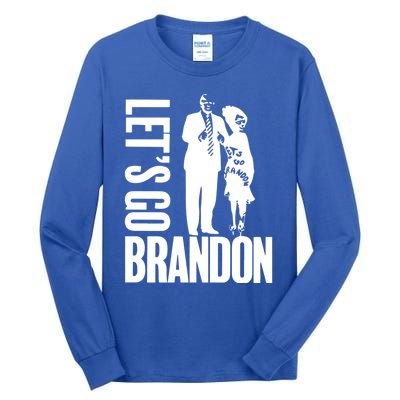 Lauren Boebert Donald Trump LetS Go Brandon Gift Tall Long Sleeve T-Shirt