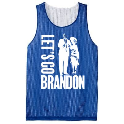 Lauren Boebert Donald Trump LetS Go Brandon Gift Mesh Reversible Basketball Jersey Tank