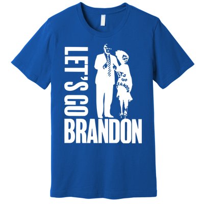 Lauren Boebert Donald Trump LetS Go Brandon Gift Premium T-Shirt