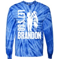 Lauren Boebert Donald Trump LetS Go Brandon Gift Tie-Dye Long Sleeve Shirt