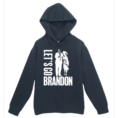 Lauren Boebert Donald Trump LetS Go Brandon Gift Urban Pullover Hoodie