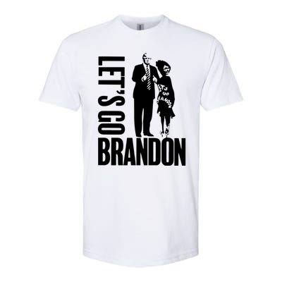 Lauren Boebert Donald Trump LetS Go Brandon Gift Softstyle CVC T-Shirt