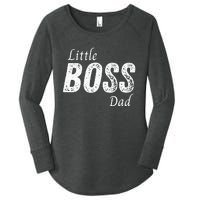 Little Boss Daddy Baby Children Father Women's Perfect Tri Tunic Long Sleeve Shirt