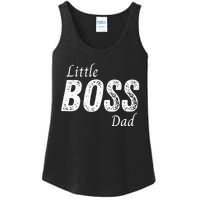 Little Boss Daddy Baby Children Father Ladies Essential Tank