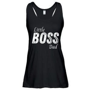 Little Boss Daddy Baby Children Father Ladies Essential Flowy Tank