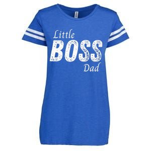 Little Boss Daddy Baby Children Father Enza Ladies Jersey Football T-Shirt