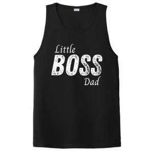 Little Boss Daddy Baby Children Boy Fathers Day PosiCharge Competitor Tank