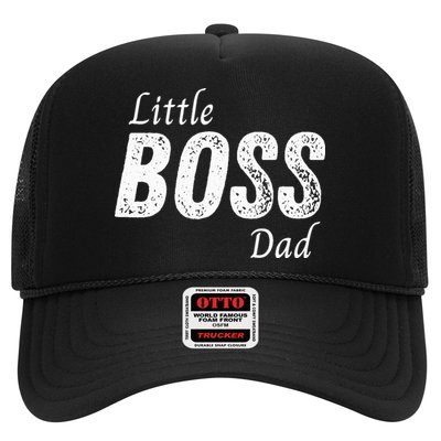 Little Boss Daddy Baby Children Boy Fathers Day Trucker Hat