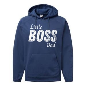 Little Boss Daddy Baby Children Boy Fathers Day Performance Fleece Hoodie