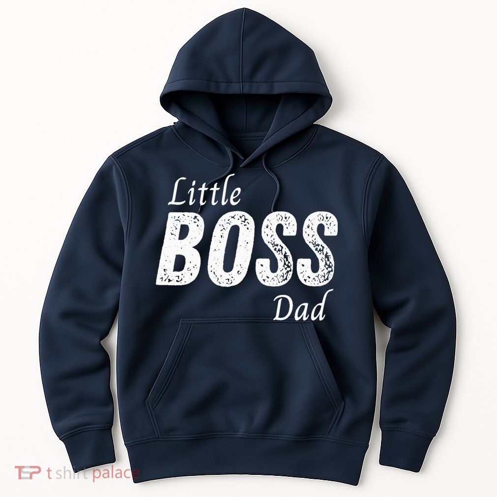 Little Boss Daddy Baby Children Boy Fathers Day Hoodie