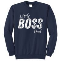 Little Boss Daddy Baby Children Boy Fathers Day Sweatshirt