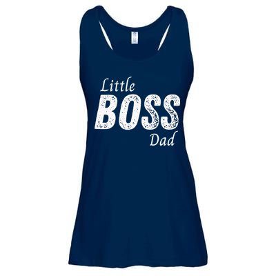 Little Boss Daddy Baby Children Boy Fathers Day Ladies Essential Flowy Tank