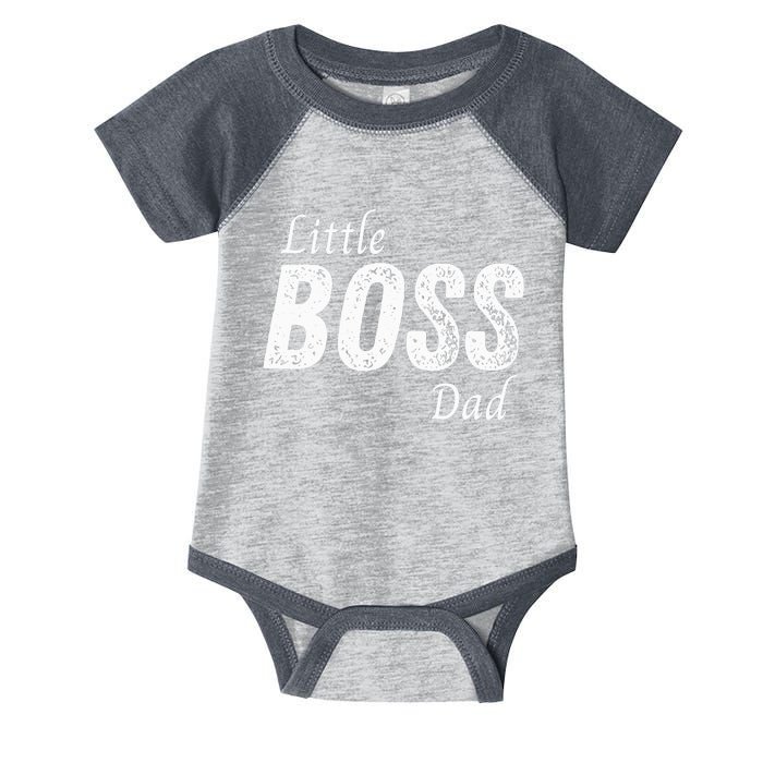 Little Boss Daddy Baby Children Boy Fathers Day Infant Baby Jersey Bodysuit