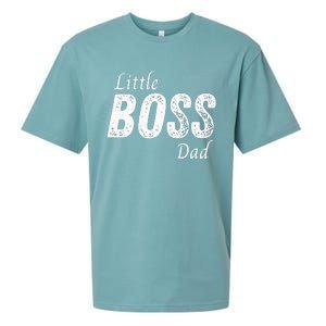 Little Boss Daddy Baby Children Boy Fathers Day Sueded Cloud Jersey T-Shirt