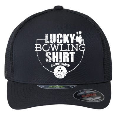 Lucky Bowling Do Not Wash Funny Quote For Bowlers Flexfit Unipanel Trucker Cap