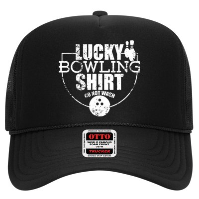 Lucky Bowling Do Not Wash Funny Quote For Bowlers Trucker Hat
