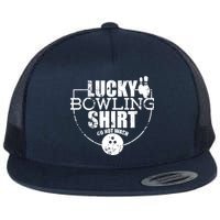 Lucky Bowling Do Not Wash Funny Quote For Bowlers Flat Bill Trucker Hat