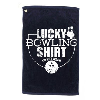 Lucky Bowling Do Not Wash Funny Quote For Bowlers Golf Towel
