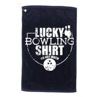 Lucky Bowling Do Not Wash Funny Quote For Bowlers Golf Towel