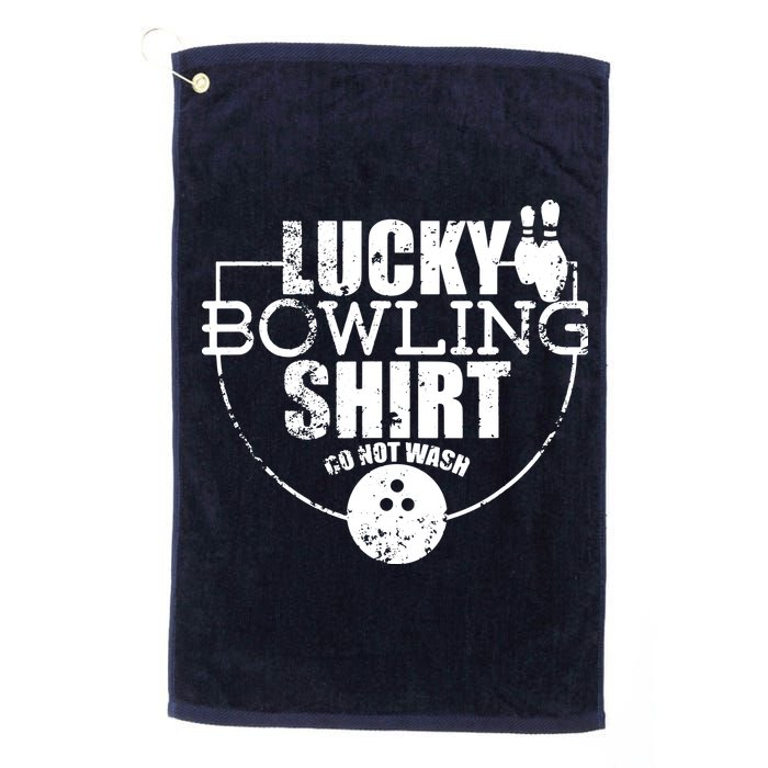 Lucky Bowling Do Not Wash Funny Quote For Bowlers Golf Towel